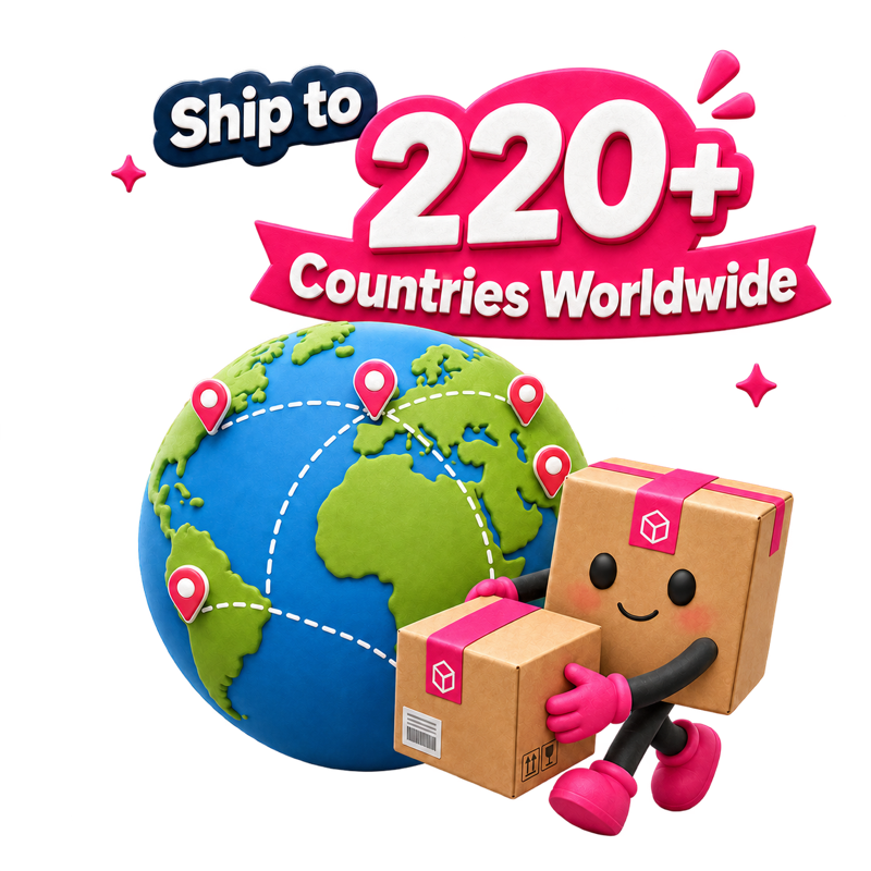 Ship to 220+ countries worldwide